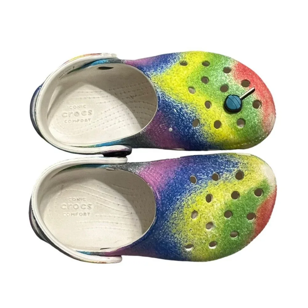 Crocs C12 Classic Spray Dye Tie Dye Clogs